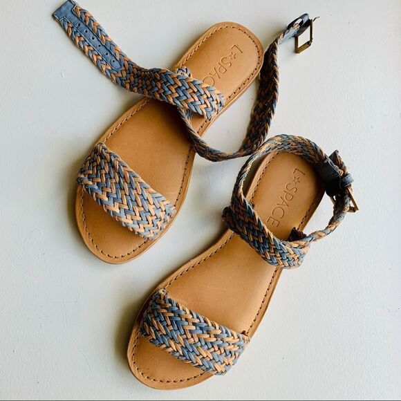 L*Space - Bora Bora Sandal in Tan – Blond Genius L*SPACE BORA BORA ankle strap braided leather NWOT Women’s sz 37